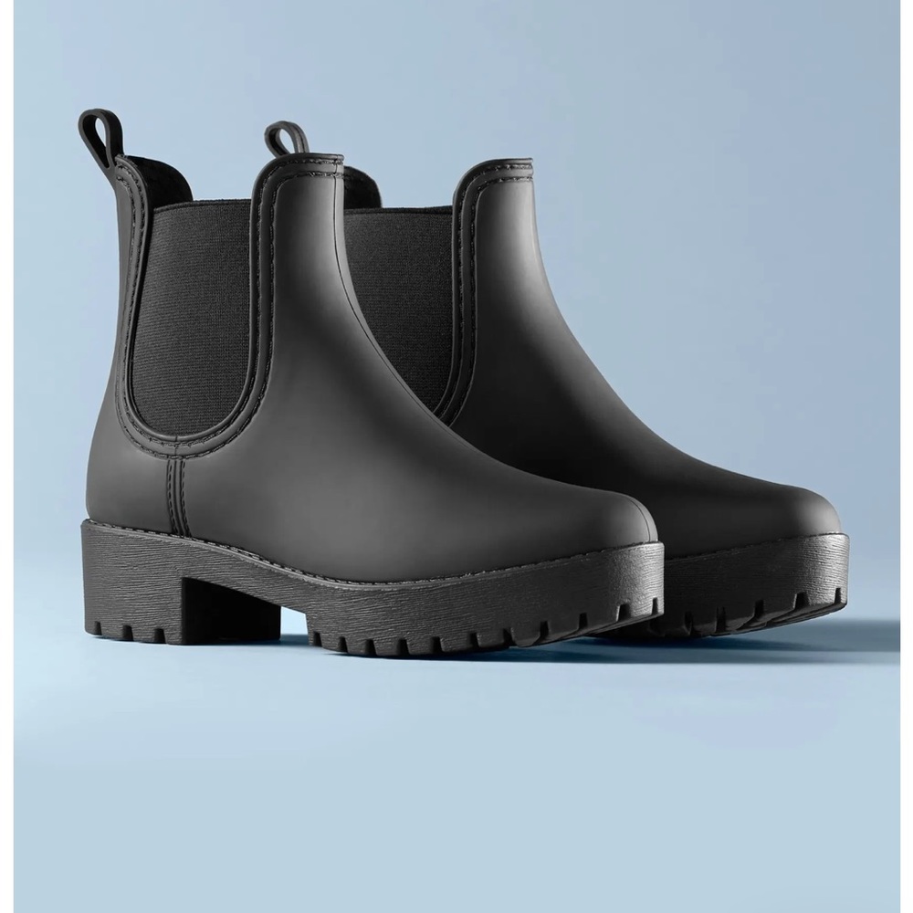 Jeffrey Campbell Cloudy Waterproof Chelsea Rain Boot